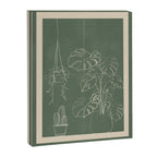 Minimal Window With Potted Plants 2 Canvas Print Gallery Image 6