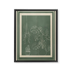 Minimal Window With Potted Plants 2 Framed Canvas Print Gallery Image 6