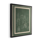 Minimal Window With Potted Plants 2 Framed Canvas Print Gallery Image 2
