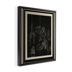 Minimal Window With Potted Plants 3 Framed Canvas Print Gallery Image 2