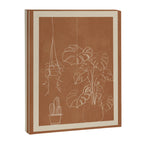 Minimal Window With Potted Plants 5 Canvas Print Gallery Image 6