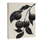 Minimalist Cherry Fruit Line Art 1 Canvas Print Gallery Image 6