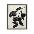 Minimalist Cherry Fruit Line Art 1 Framed Canvas Print Gallery Image 6