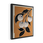 Minimalist Cherry Fruit Line Art 5 Framed Canvas Print Gallery Image 2