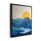 Minimalistic Landscape 10   Framed Canvas Print Gallery Image 2