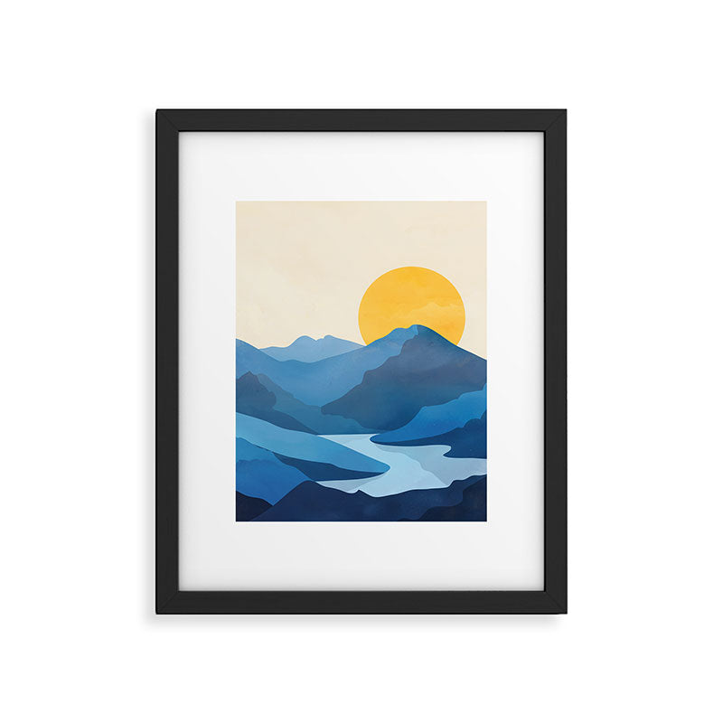 Minimalistic Landscape 10   Framed Art Print Gallery Image 5