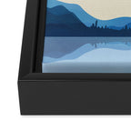 Minimalistic Landscape 11 Framed Canvas Print Gallery Image 3