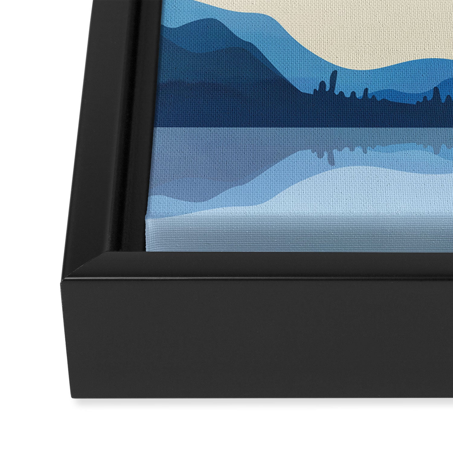 Minimalistic Landscape 11 Framed Canvas Print Gallery Image 3