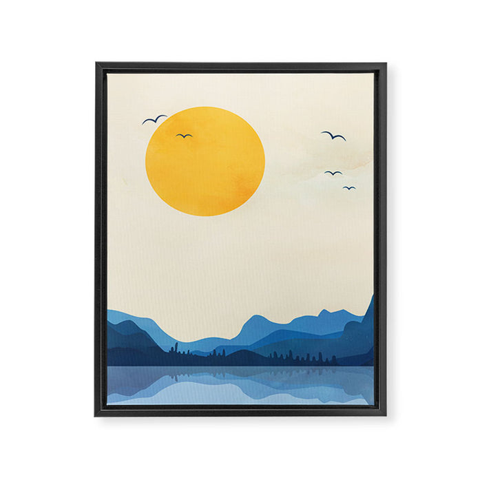 Minimalistic Landscape 11 Framed Canvas Print Gallery Image 1