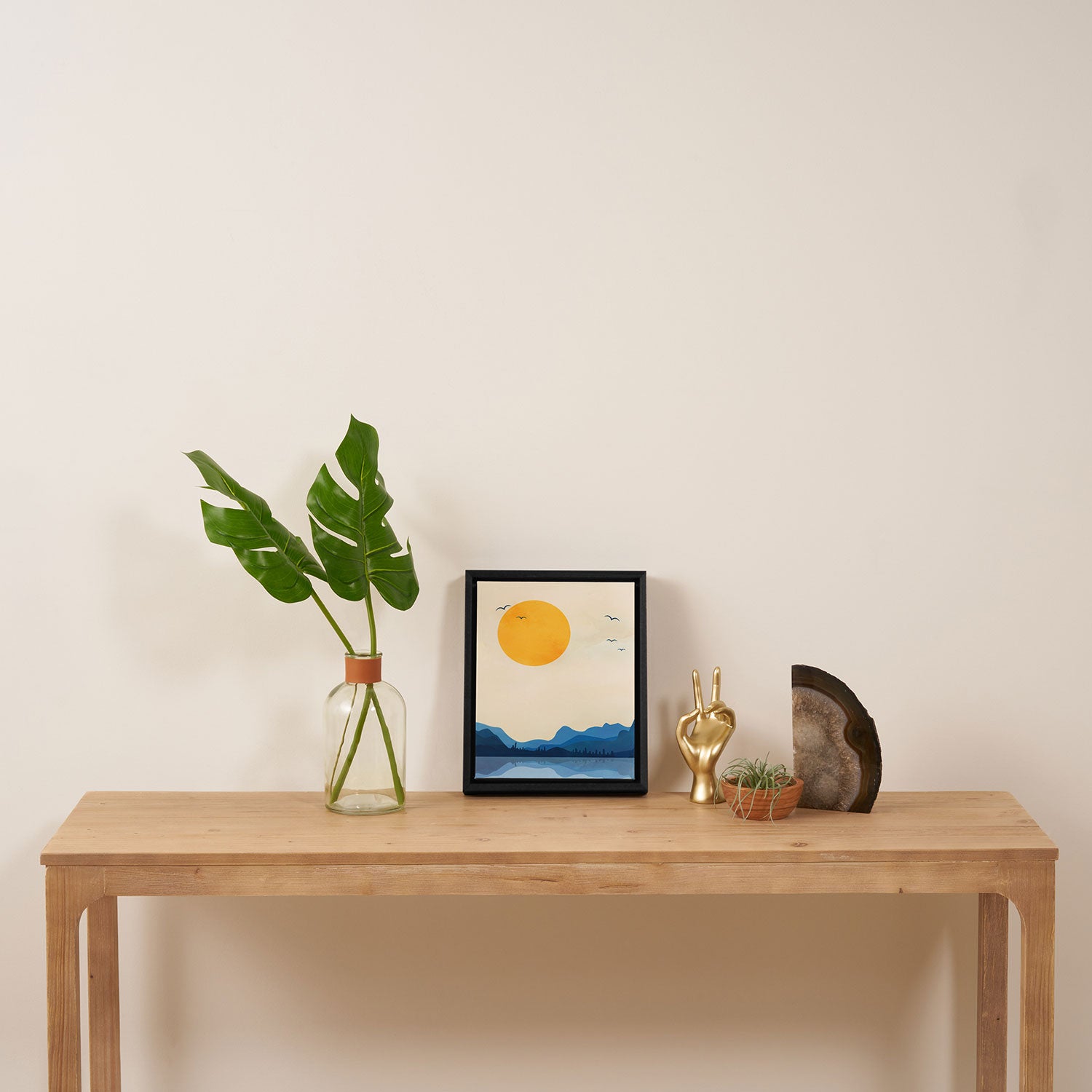 Minimalistic Landscape 11 Framed Canvas Print Gallery Image 4
