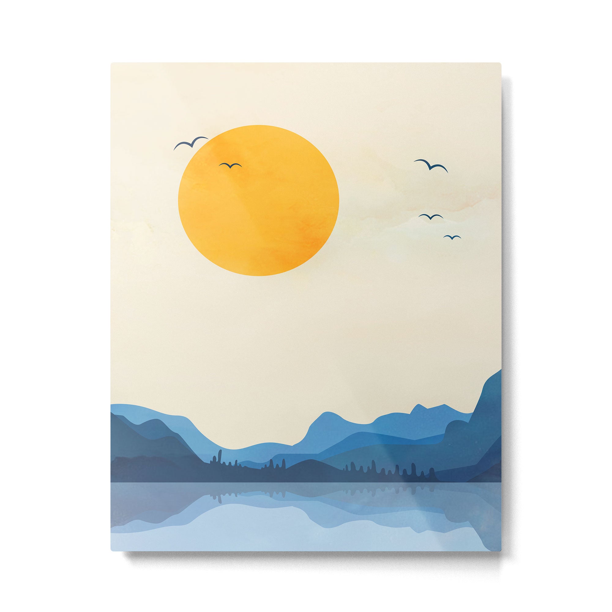 Minimalistic Landscape 11 Metal Print Gallery Image 4