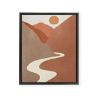 Minimalistic Landscape I Framed Canvas Print Gallery Image 6