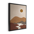 Minimalistic Landscape II Framed Canvas Print Gallery Image 2