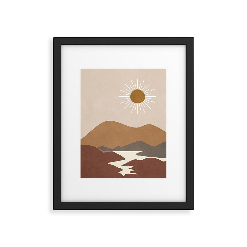 Minimalistic Landscape II Framed Art Print Gallery Image 5