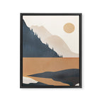 Minimalistic Landscape IV Framed Canvas Print Gallery Image 6