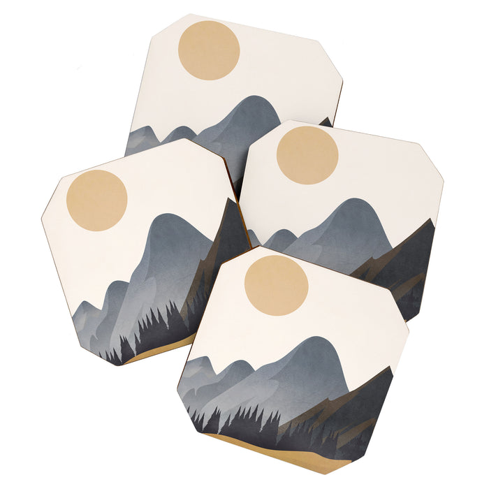 Minimalistic Landscape VI Coaster Gallery Image 1