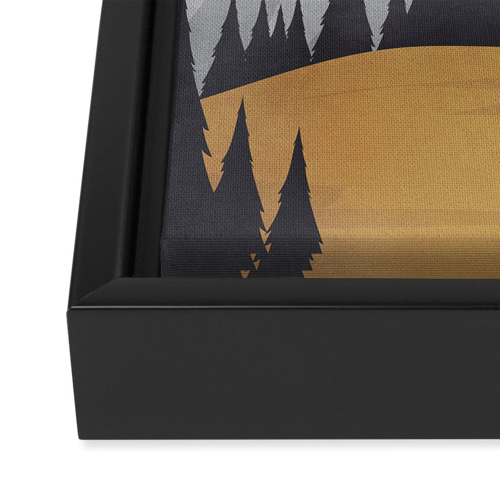Minimalistic Landscape VI Framed Canvas Print Gallery Image 3