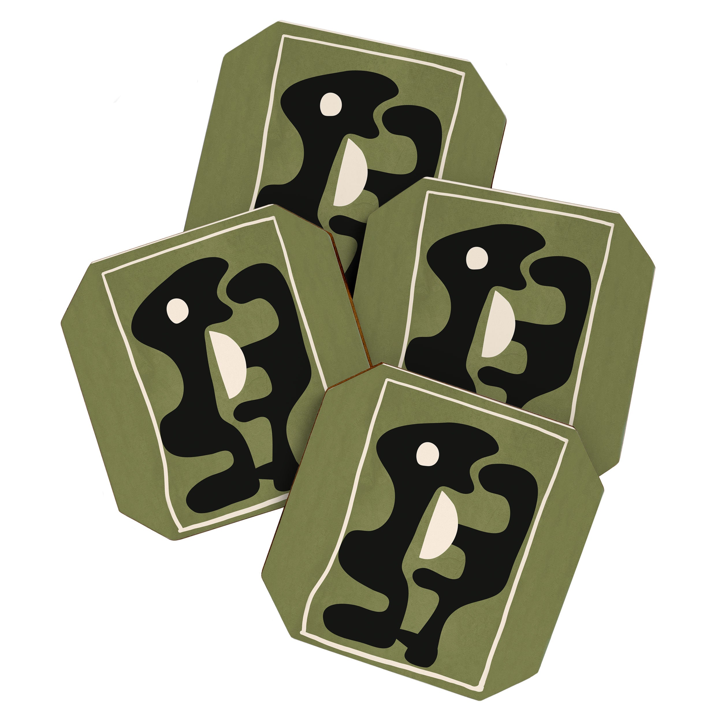 Modern Abstract Art 21 Coaster Gallery Image 1