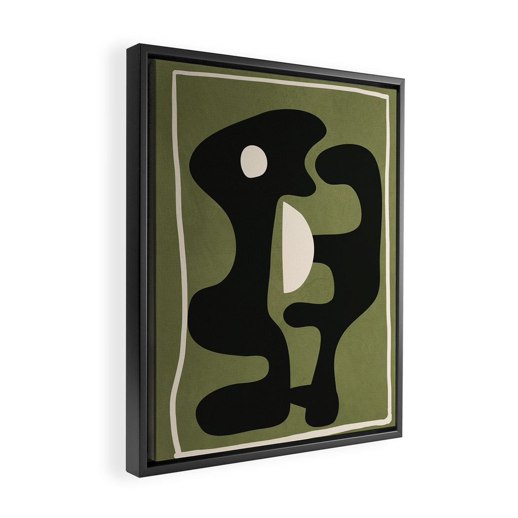 Modern Abstract Art 21 Framed Canvas Print Gallery Image 2