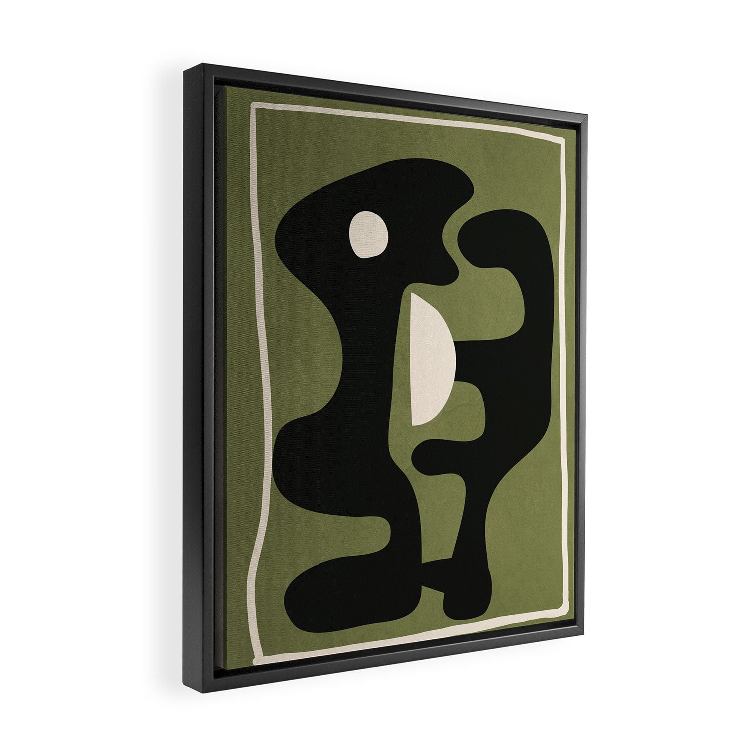 Modern Abstract Art 21 Framed Canvas Print Gallery Image 2