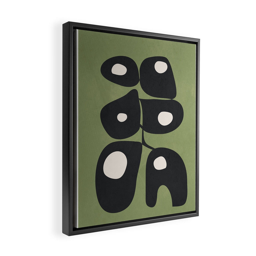 Modern Abstract Art 33 Framed Canvas Print Gallery Image 2