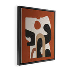 Modern Abstract Minimal Art 1 Framed Canvas Print Gallery Image 2