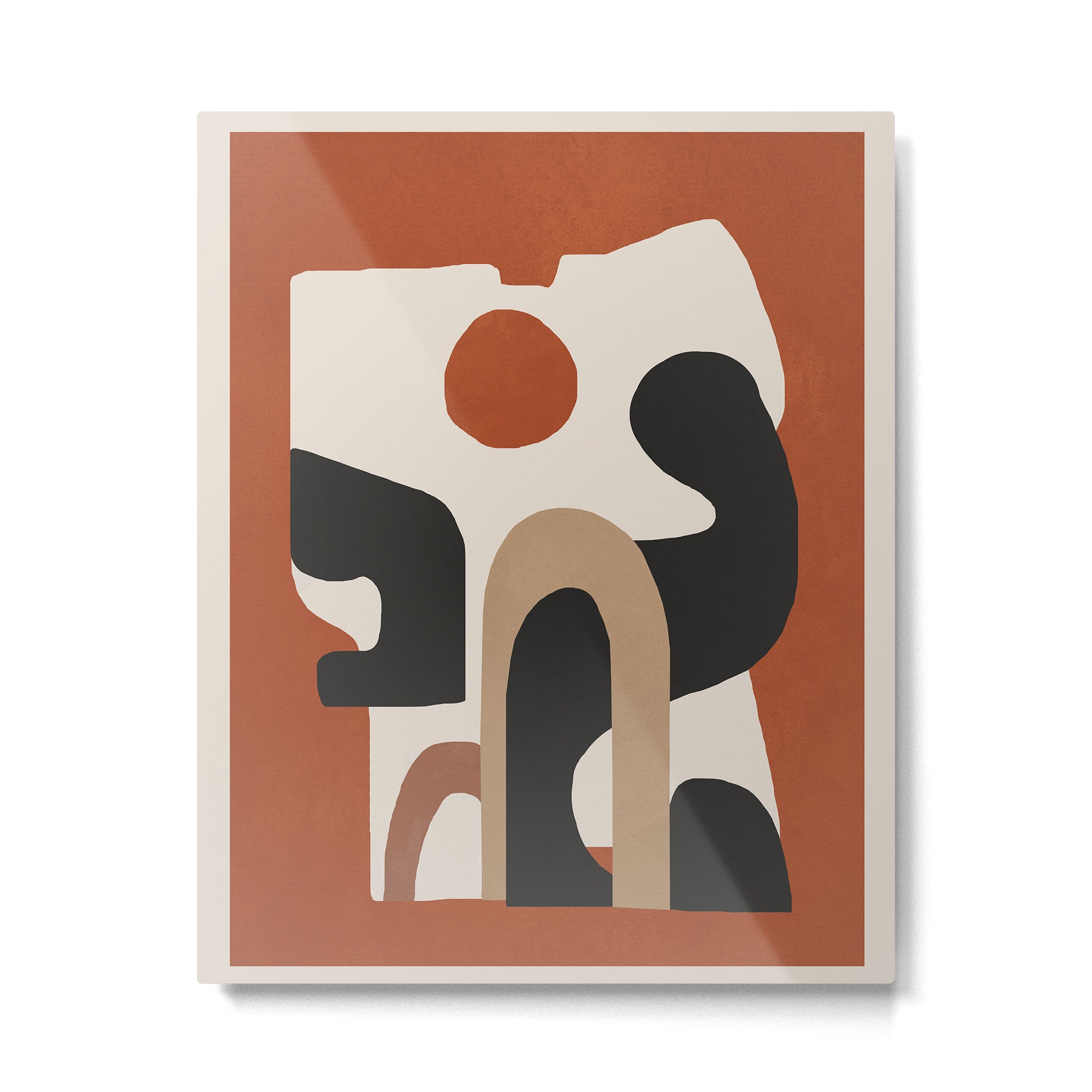 Modern Abstract Minimal Art 1 Metal Print Gallery Image 4