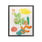 Modern Abstract Watercolour Art VI Framed Canvas Print Gallery Image 6