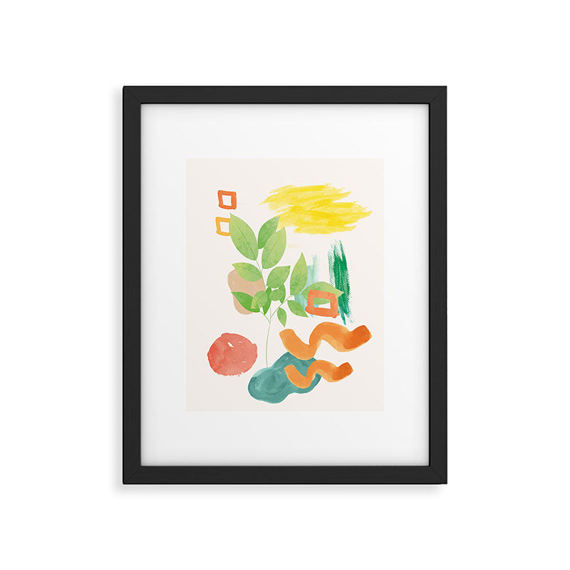 Modern Abstract Watercolour Art VI Framed Art Print Gallery Image 4