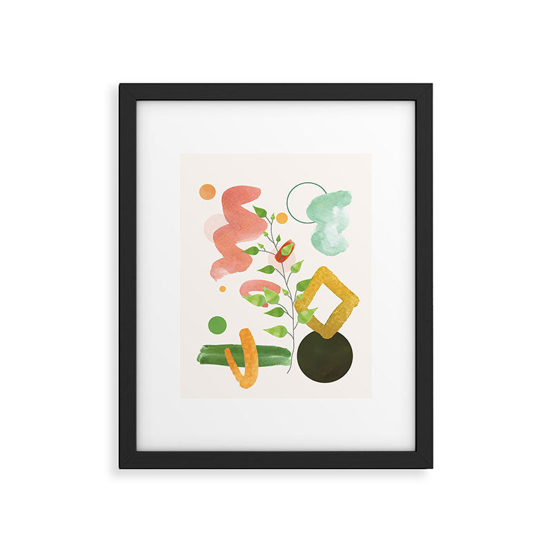 Modern Abstract Watercolour Art II Framed Art Print Gallery Image 5
