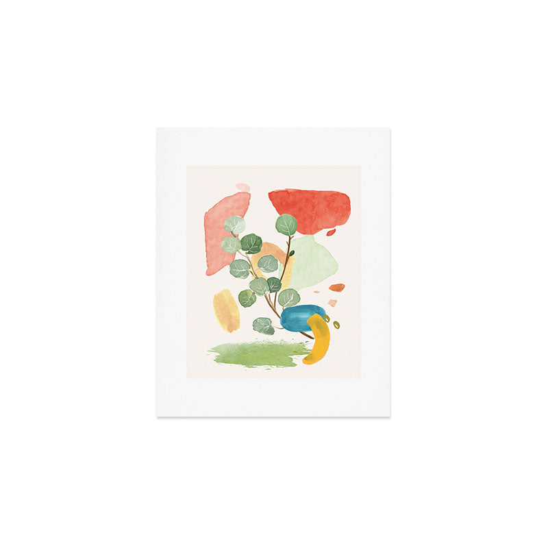 Modern Abstract Watercolour Art IV Art Print Gallery Image 1