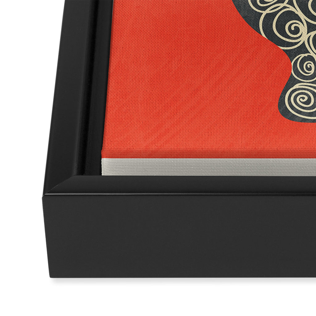 Modern Bloom 3 Framed Canvas Print Gallery Image 3