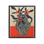 Modern Bloom 3 Framed Canvas Print Gallery Image 6
