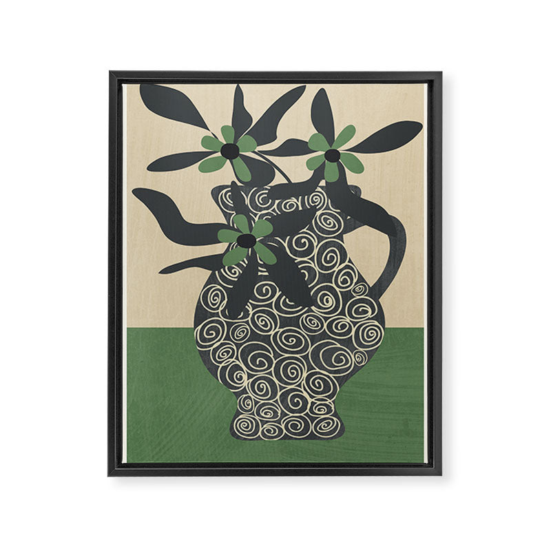 Modern Bloom 4 Framed Canvas Print Gallery Image 6