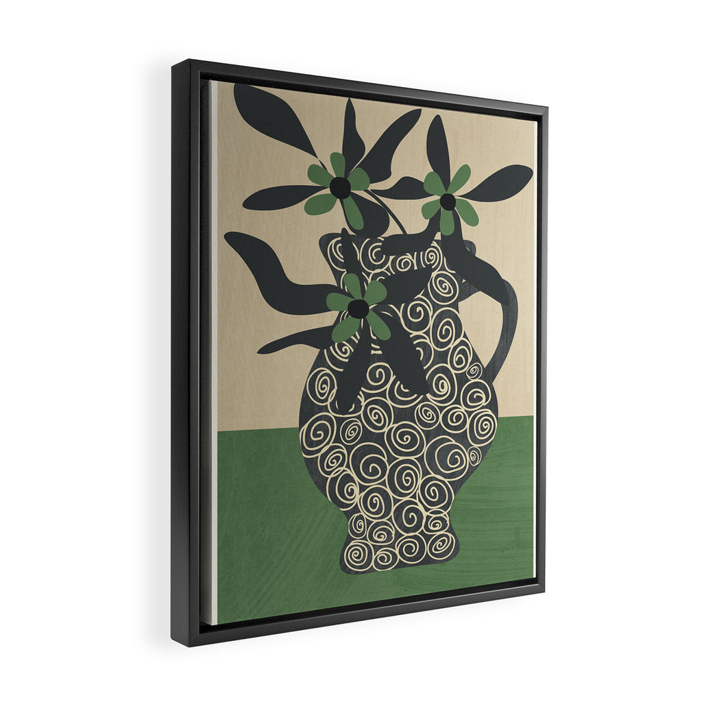 Modern Bloom 4 Framed Canvas Print Gallery Image 2