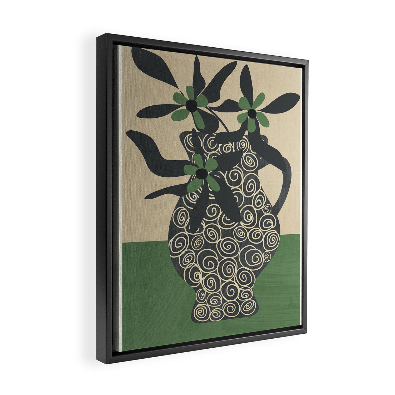 Modern Bloom 4 Framed Canvas Print Gallery Image 2