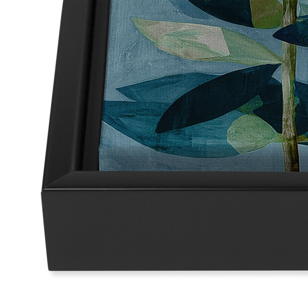 Modern Botanical Duo Framed Canvas Print Gallery Image 3