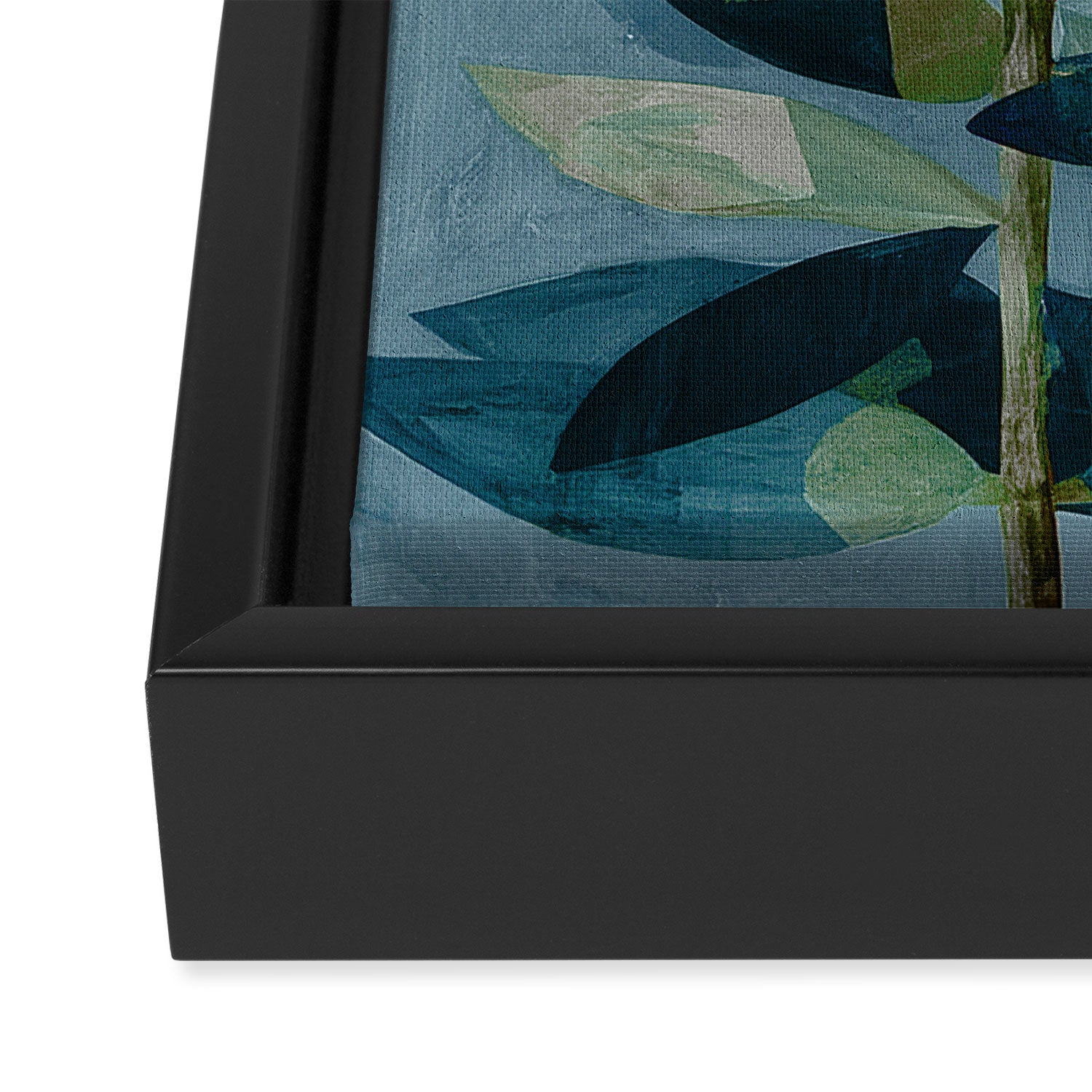 Modern Botanical Duo Framed Canvas Print Gallery Image 3