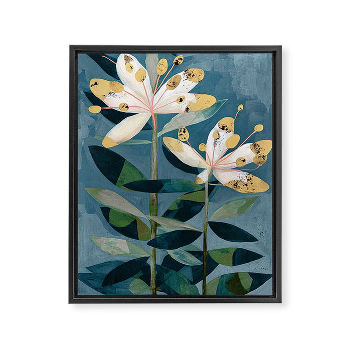 Modern Botanical Duo Framed Canvas Print Gallery Image 1