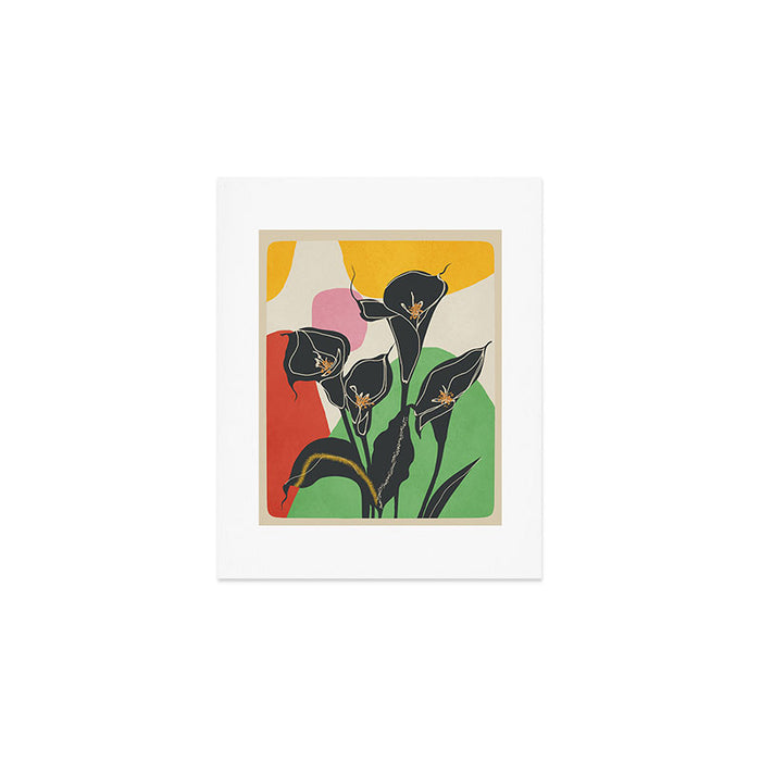 Modern Calla Harmony Art Print Gallery Image 1