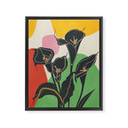 Modern Calla Harmony Framed Canvas Print Gallery Image 8