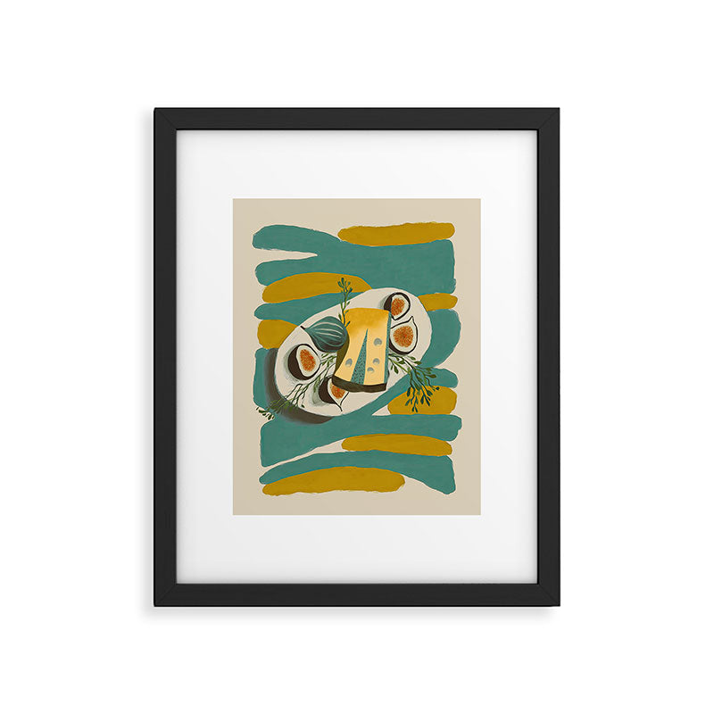 Modern Fig Still Life Framed Art Print Gallery Image 5