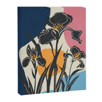 Modern Iris Abstraction Canvas Print Gallery Image 8