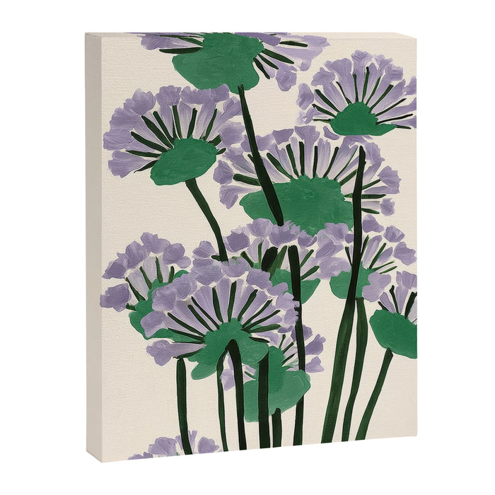 Modern Lavender Garden Canvas Print Gallery Image 1