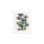 Modern Lavender Garden Art Print Gallery Image 1