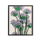 Modern Lavender Garden Framed Canvas Print Gallery Image 6
