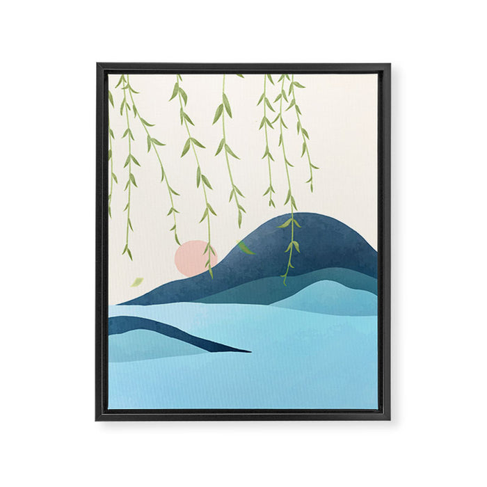 Morning Bloom 03 Framed Canvas Print Gallery Image 1