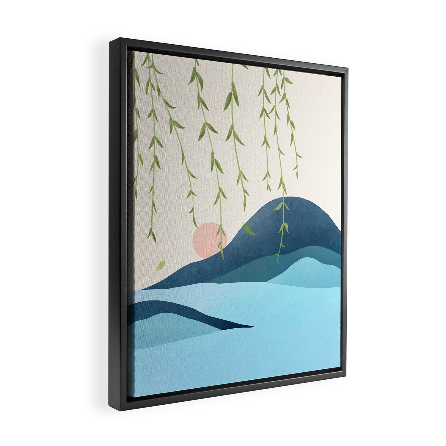 Morning Bloom 03 Framed Canvas Print Gallery Image 2