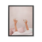 Morning Coffee II Framed Canvas Print Gallery Image 6