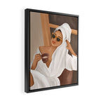 Morning Coffee Framed Canvas Print Gallery Image 2